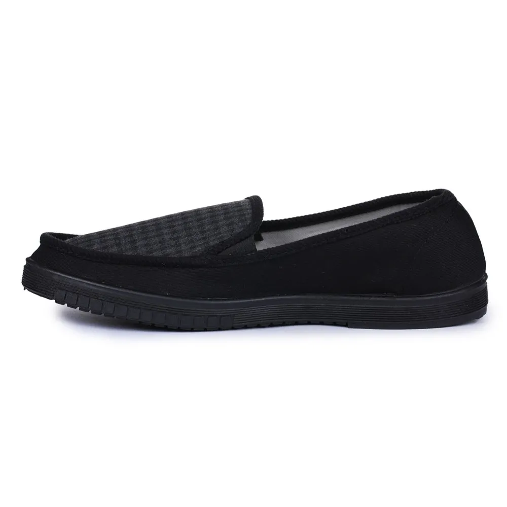 A-HA Schwarze lässige Schnürsenkellose Schuhe Für Herren WALKER-E Von Liberty