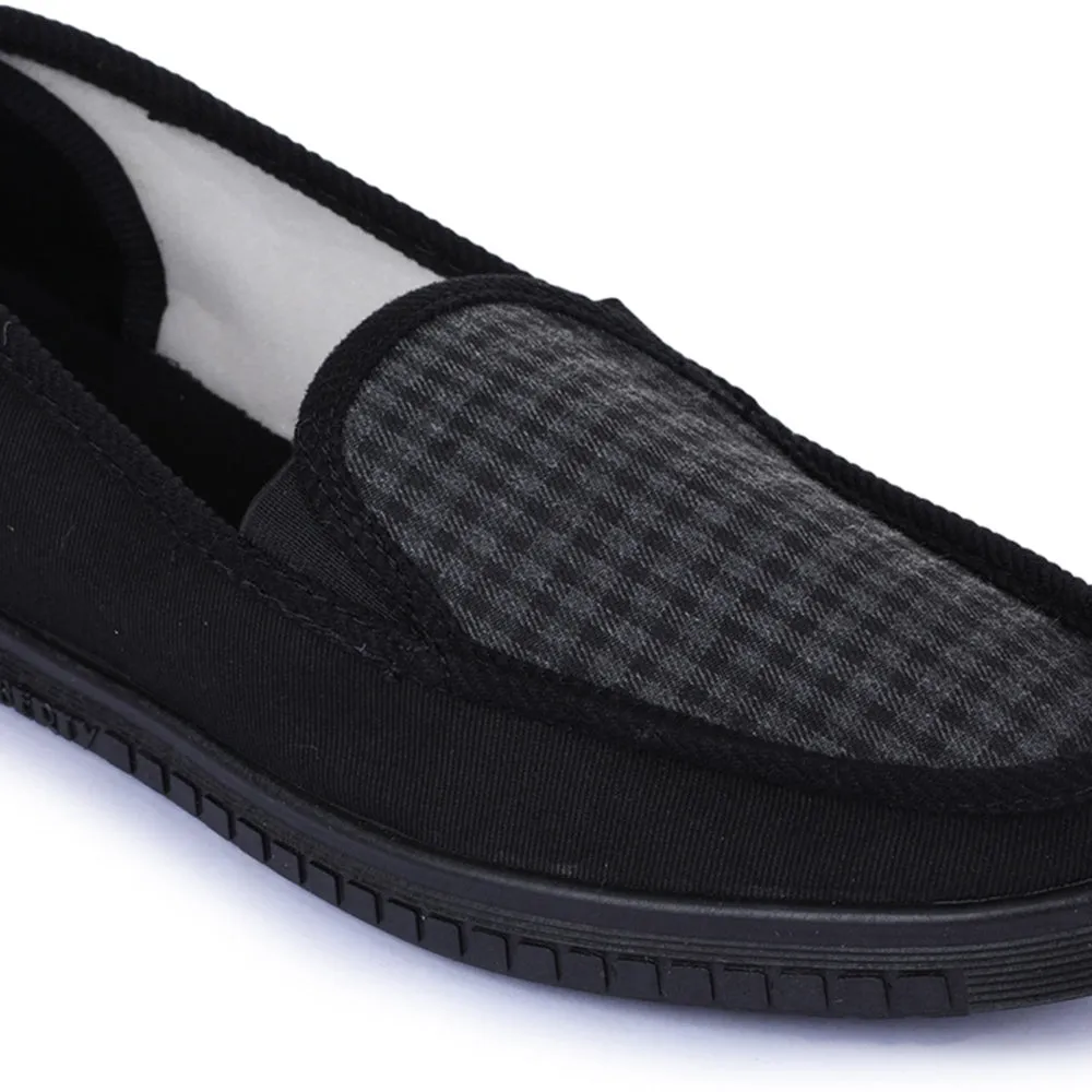 A-HA Schwarze lässige Schnürsenkellose Schuhe Für Herren WALKER-E Von Liberty