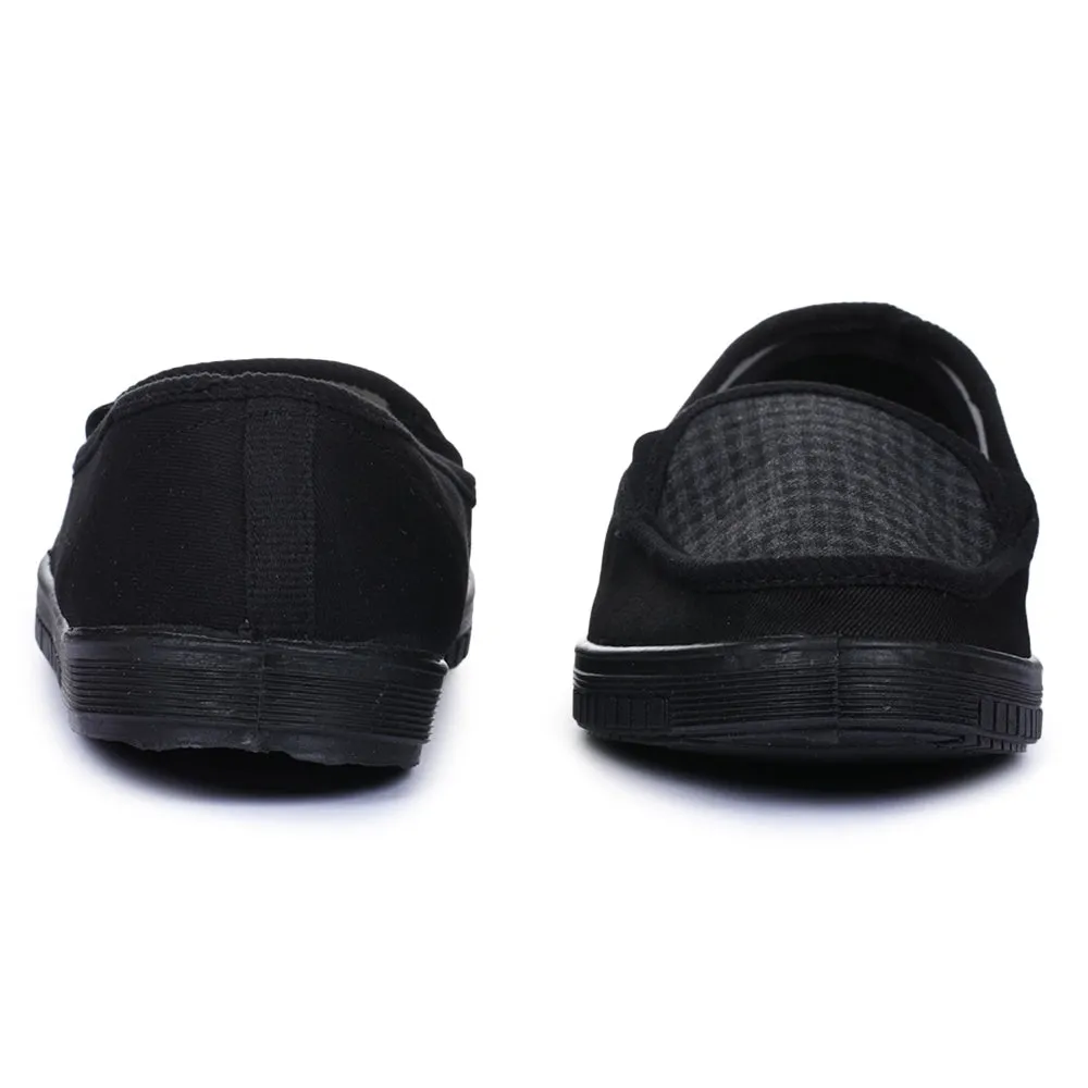 A-HA Schwarze lässige Schnürsenkellose Schuhe Für Herren WALKER-E Von Liberty