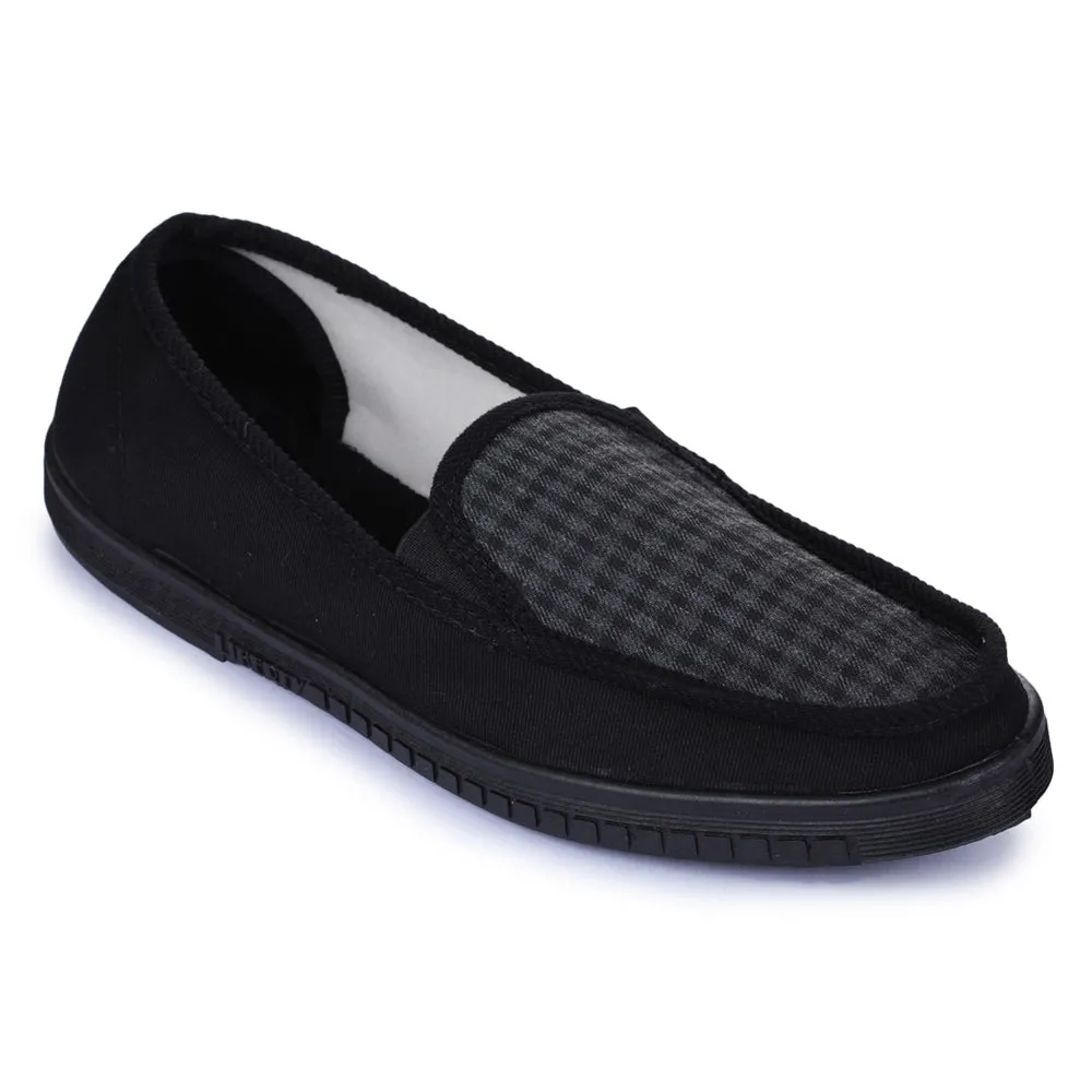 A-HA Schwarze lässige Schnürsenkellose Schuhe Für Herren WALKER-E Von Liberty