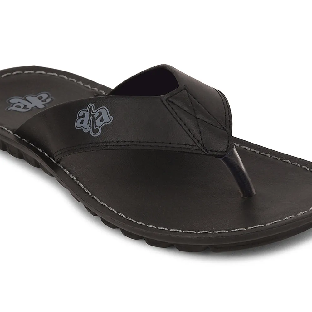 A-HA Schwarze Hausschuhe Für Herren 2137-51 Von Liberty