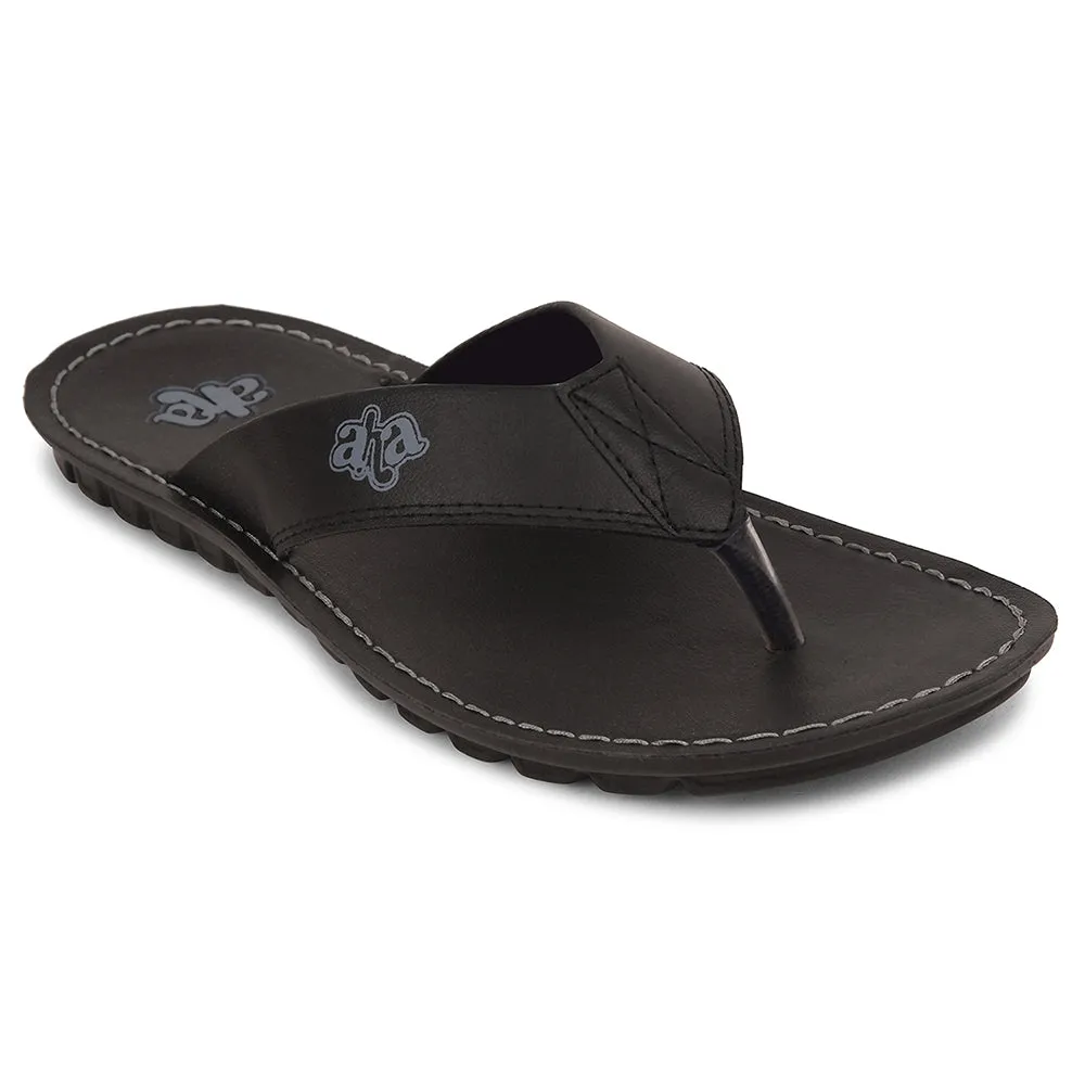A-HA Schwarze Hausschuhe Für Herren 2137-51 Von Liberty