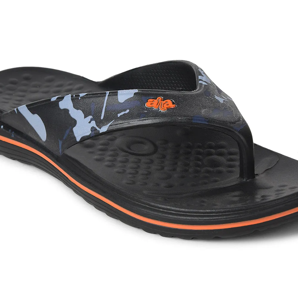 A-HA Schwarze Bequeme Hausschuhe Für Herren BEACHTIM51 Von Liberty