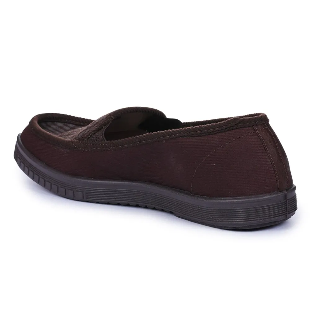 A-HA Braune lässige Schnürsenkellose Schuhe Für Herren WALKER-E Von Liberty