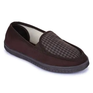 A-HA Braune lässige Schnürsenkellose Schuhe Für Herren WALKER-E Von Liberty
