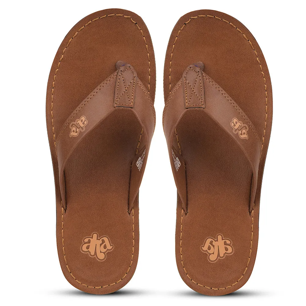 A-HA Brauner Freizeit-Hausschuh Für Herren 2137-51 Von Liberty