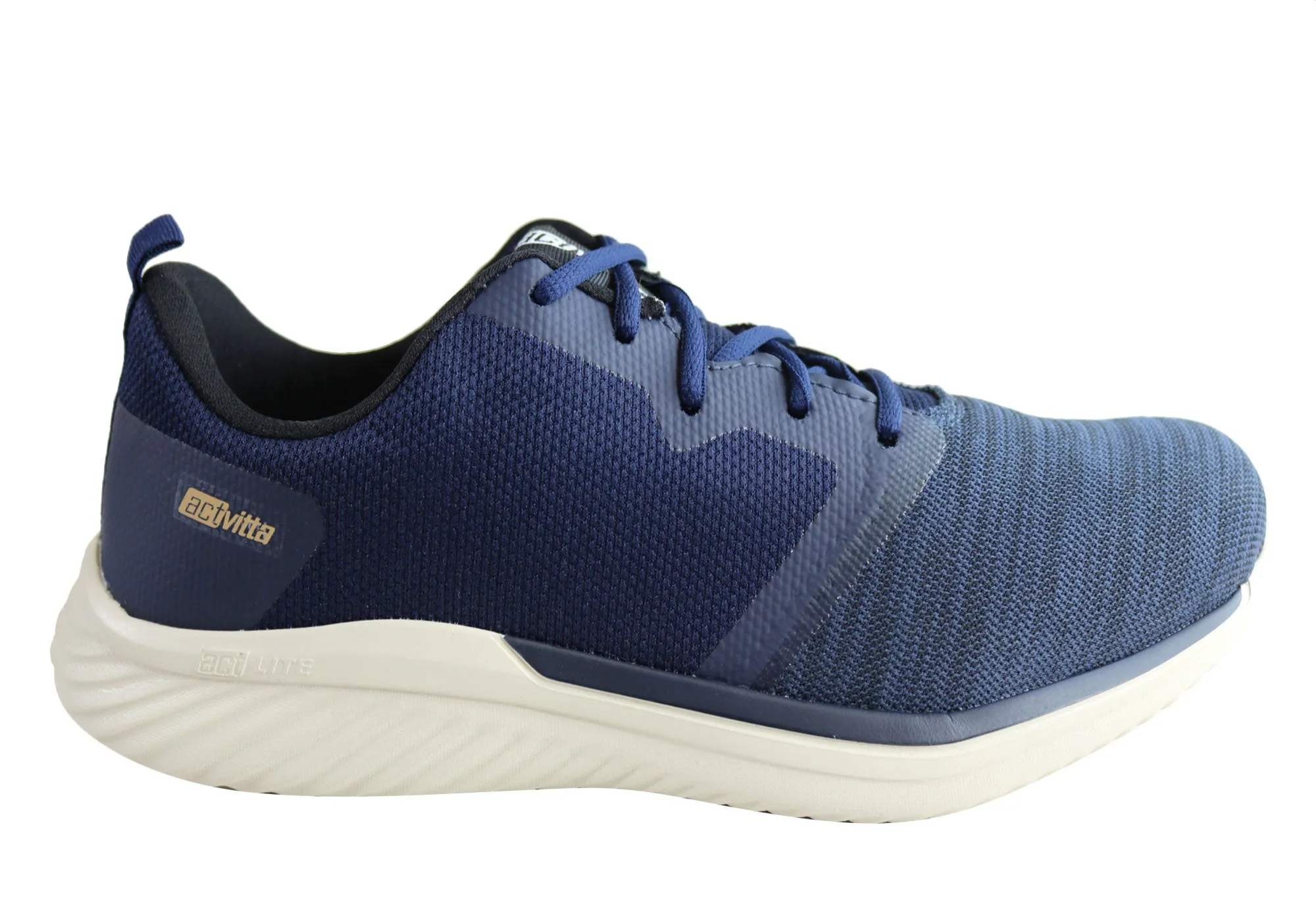 Actvitta Energy Herren Bequeme gepolsterte Schnürschuhe für aktive Bewegung Actvitta Schuhe