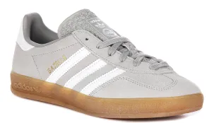 Adidas Gazelle Indoor In Grau Weiß Schuhe Adidas