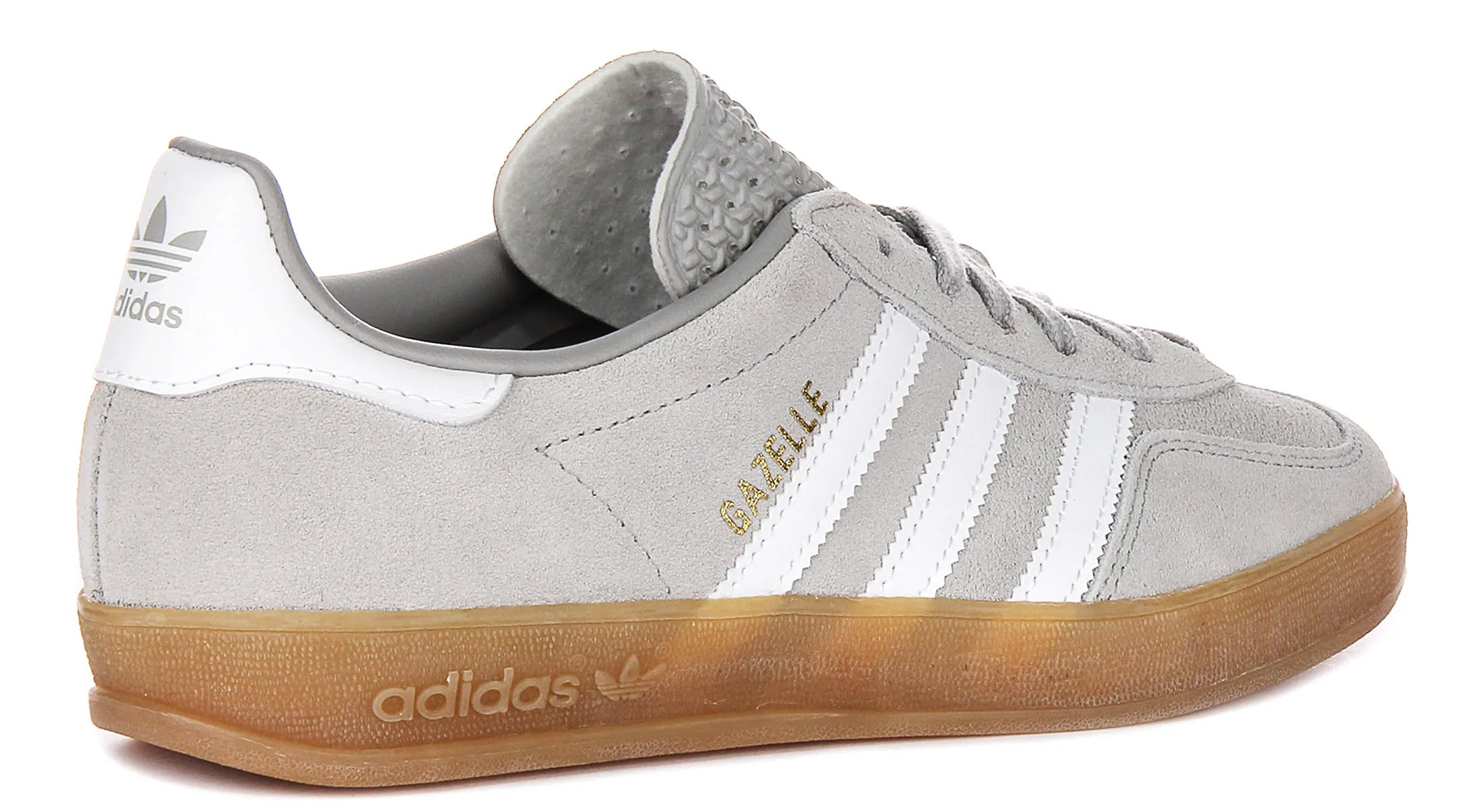 Adidas Gazelle Indoor In Grau Weiß Schuhe Adidas