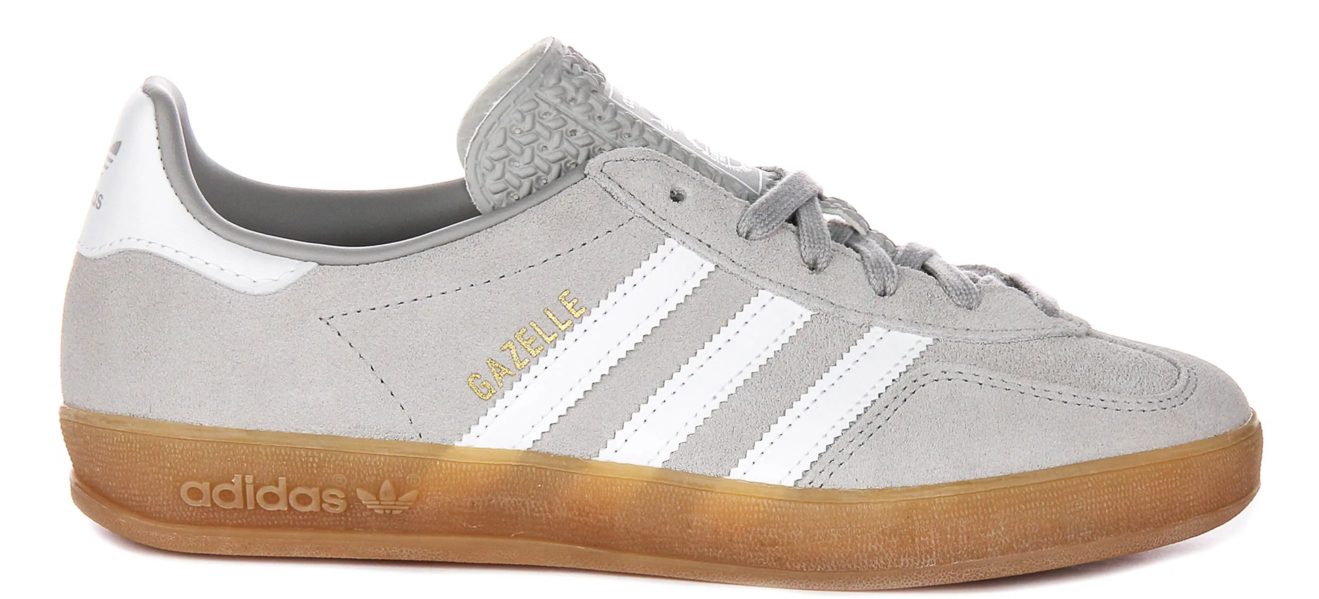 Adidas Gazelle Indoor In Grau Weiß Schuhe Adidas