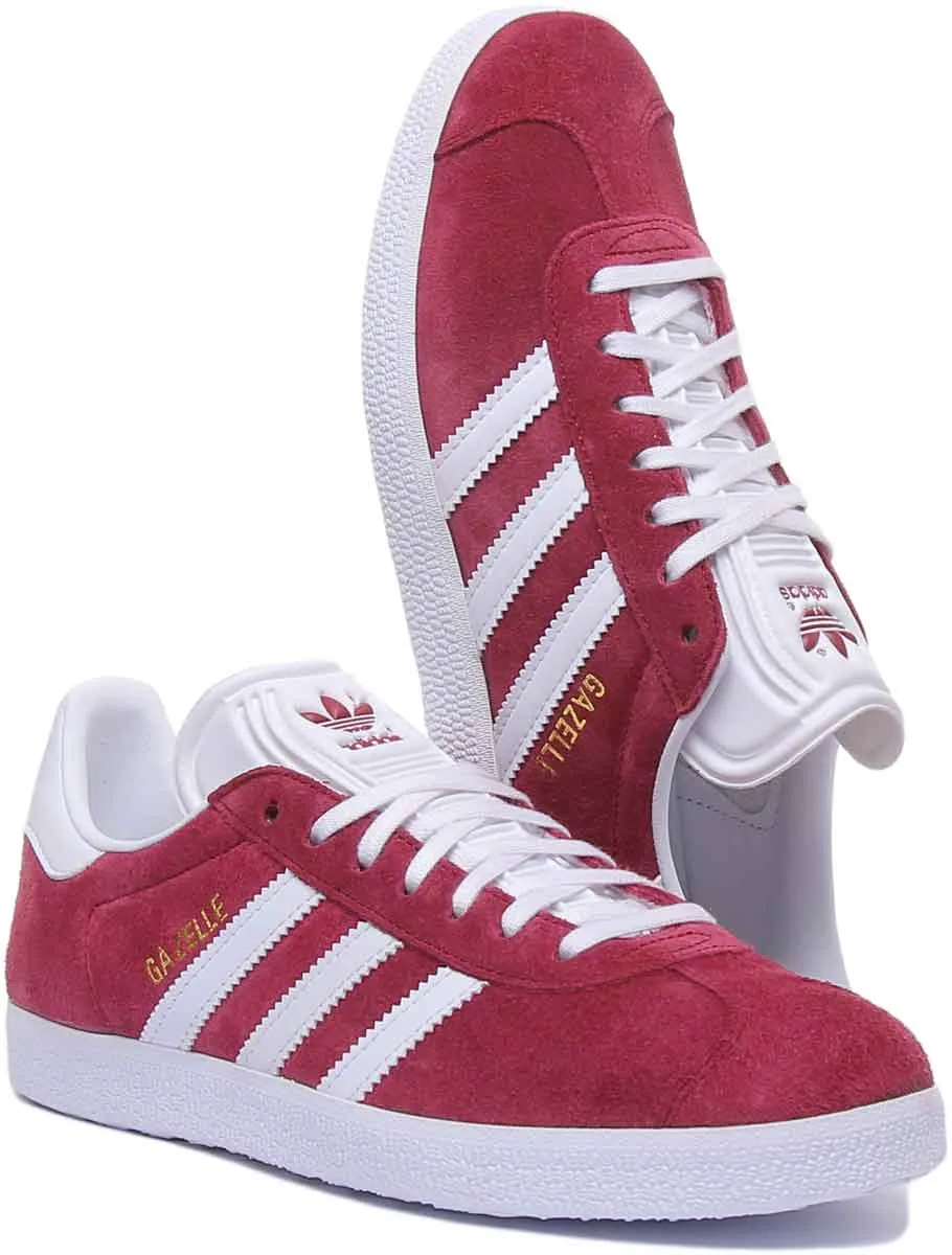 Adidas Gazelle Wildleder-Leder-Turnschuhe in Kastanienbraun für Herren Schuhe Adidas