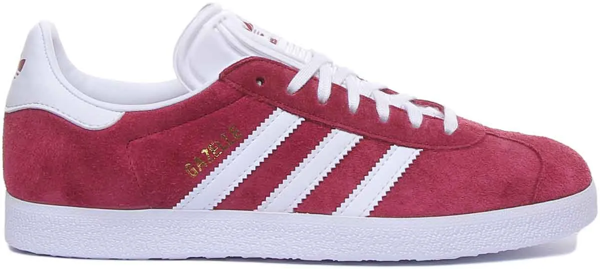 Adidas Gazelle Wildleder-Leder-Turnschuhe in Kastanienbraun für Herren Schuhe Adidas