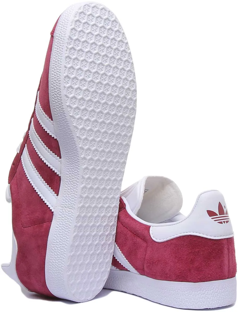 Adidas Gazelle Wildleder-Leder-Turnschuhe in Kastanienbraun für Herren Schuhe Adidas