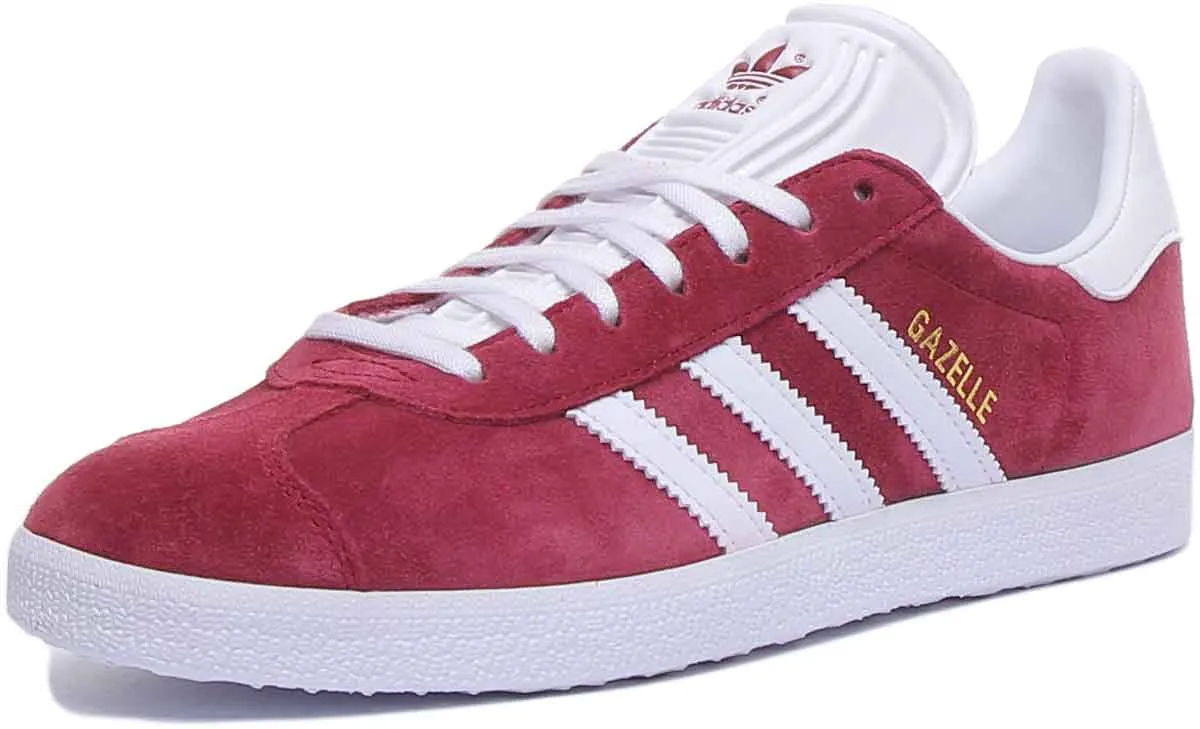 Adidas Gazelle Wildleder-Leder-Turnschuhe in Kastanienbraun für Herren Schuhe Adidas