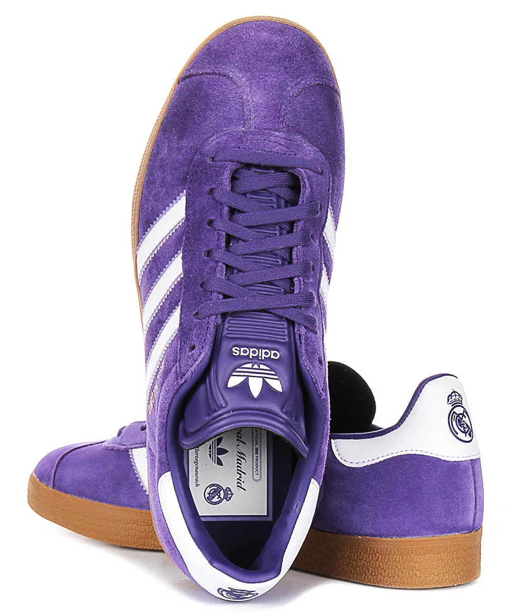 Adidas Gazelle X Real Madrid in lila Schuhen Adidas