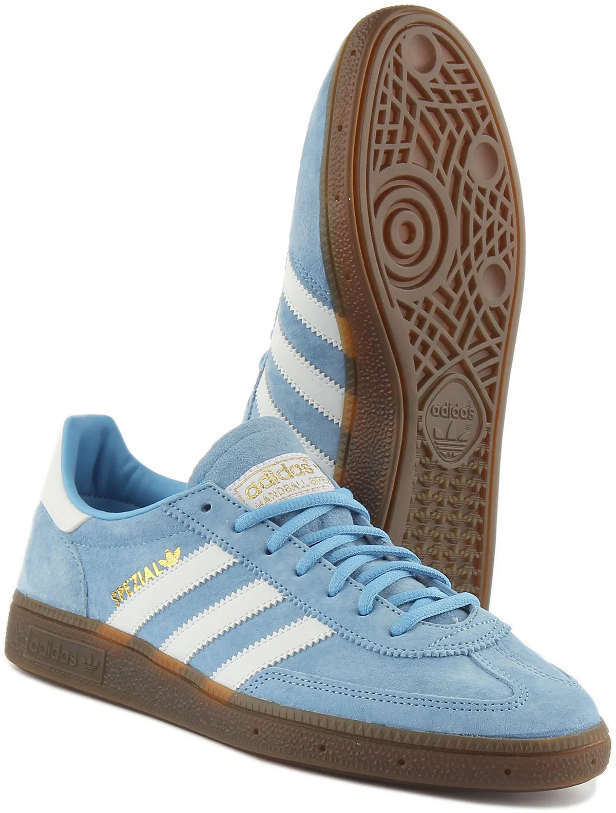 Adidas Handball Spezial in Hellblau Schuhe Adidas
