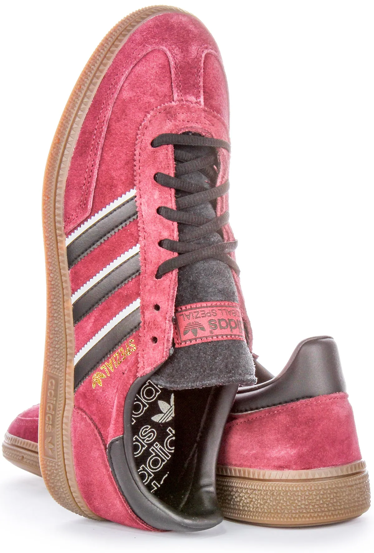 Adidas Handball Spezial in Weinrot Schwarz für Herren Schuhe Adidas
