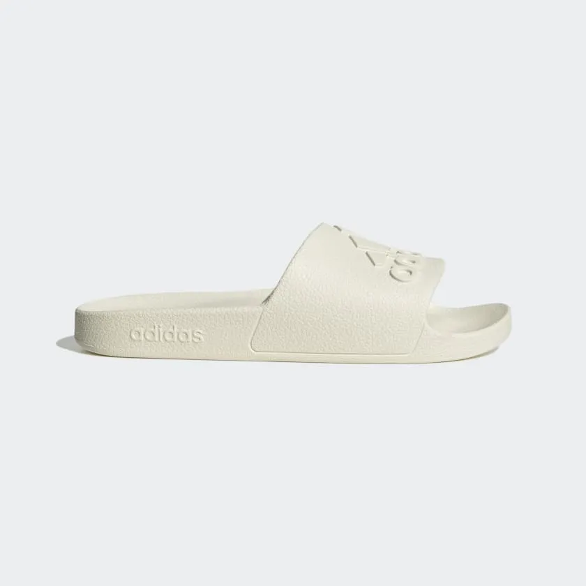 ADIDAS HERRENADILETTE AQUA WEIßE SCHLAPPEN