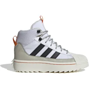 adidas Originals Weiß/Core Schwarz/Putty Grau Superstar Winter Trek J Stiefel
