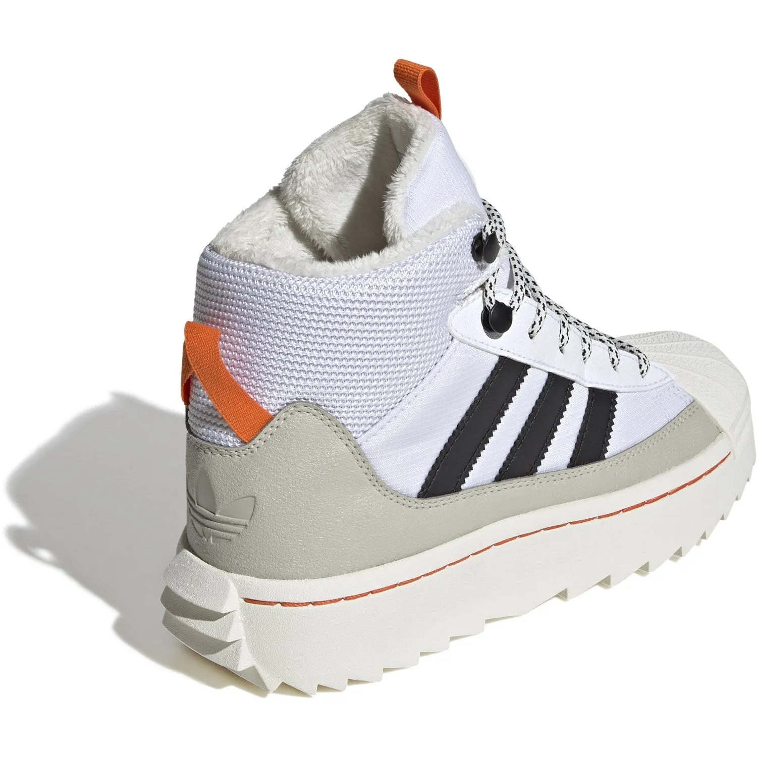 adidas Originals Weiß/Core Schwarz/Putty Grau Superstar Winter Trek J Stiefel