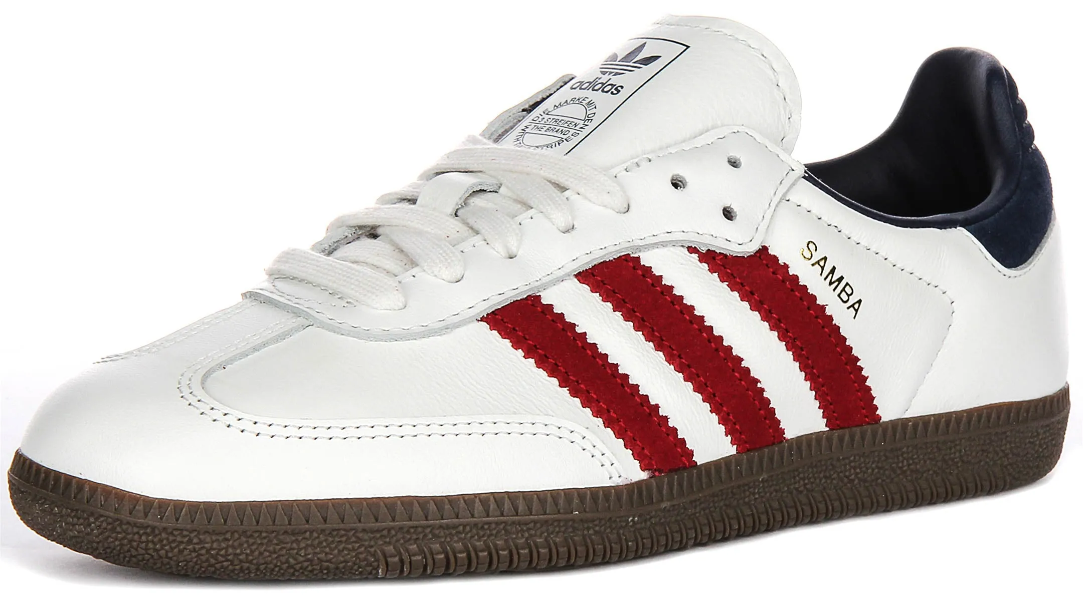 Adidas Samba OG in Weiß Rot Marine Schuhe Adidas