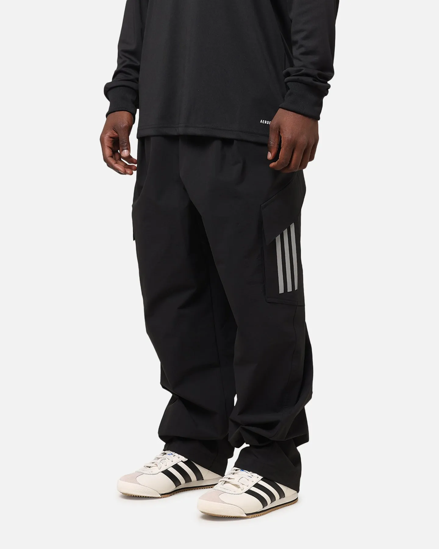 adidas x Mercedes-AMG PETRONAS Formel 1 F1 2025 Mechaniker Jogginghose Schwarz/Weiß