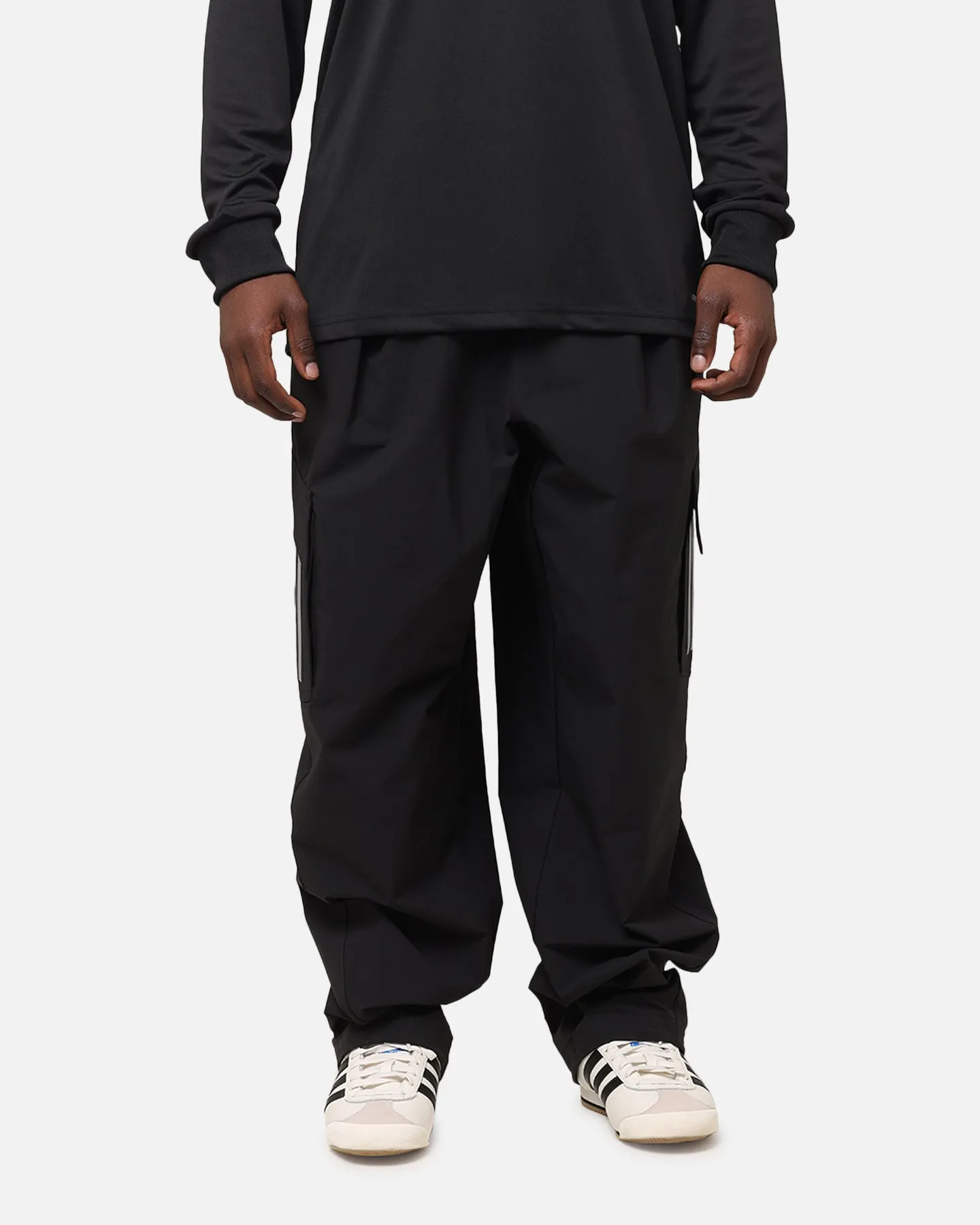 adidas x Mercedes-AMG PETRONAS Formel 1 F1 2025 Mechaniker Jogginghose Schwarz/Weiß