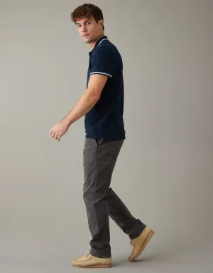 AE Flex Athletic Straight Lived-In Khaki Hose