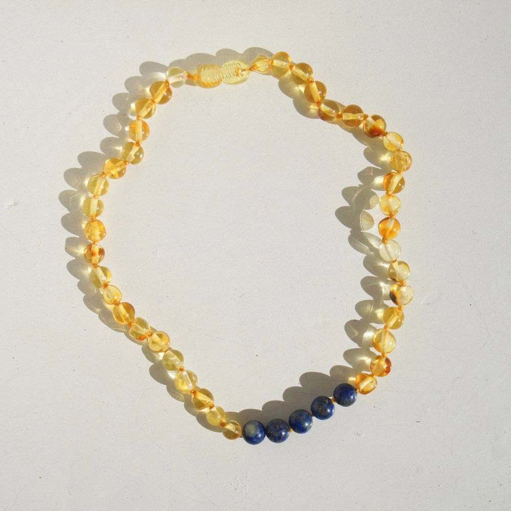 Amber necklace - Kids - 38 cm