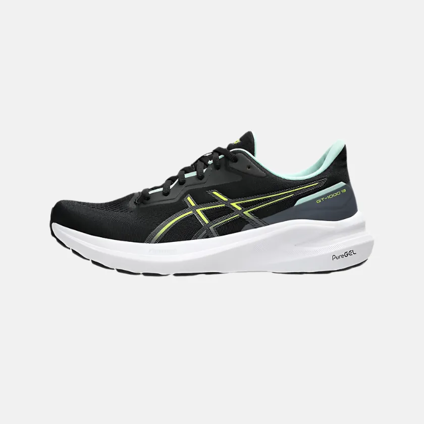 Asics GT-1000 13 Herren Laufschuhe - Schwarz/Sicherheitsgelb Asics Schuhe