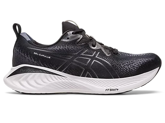 Asics Damen Gel Cumulus 25 Weite - Schwarz/Weiß (1012B439-002) Asics Laufschuhe
