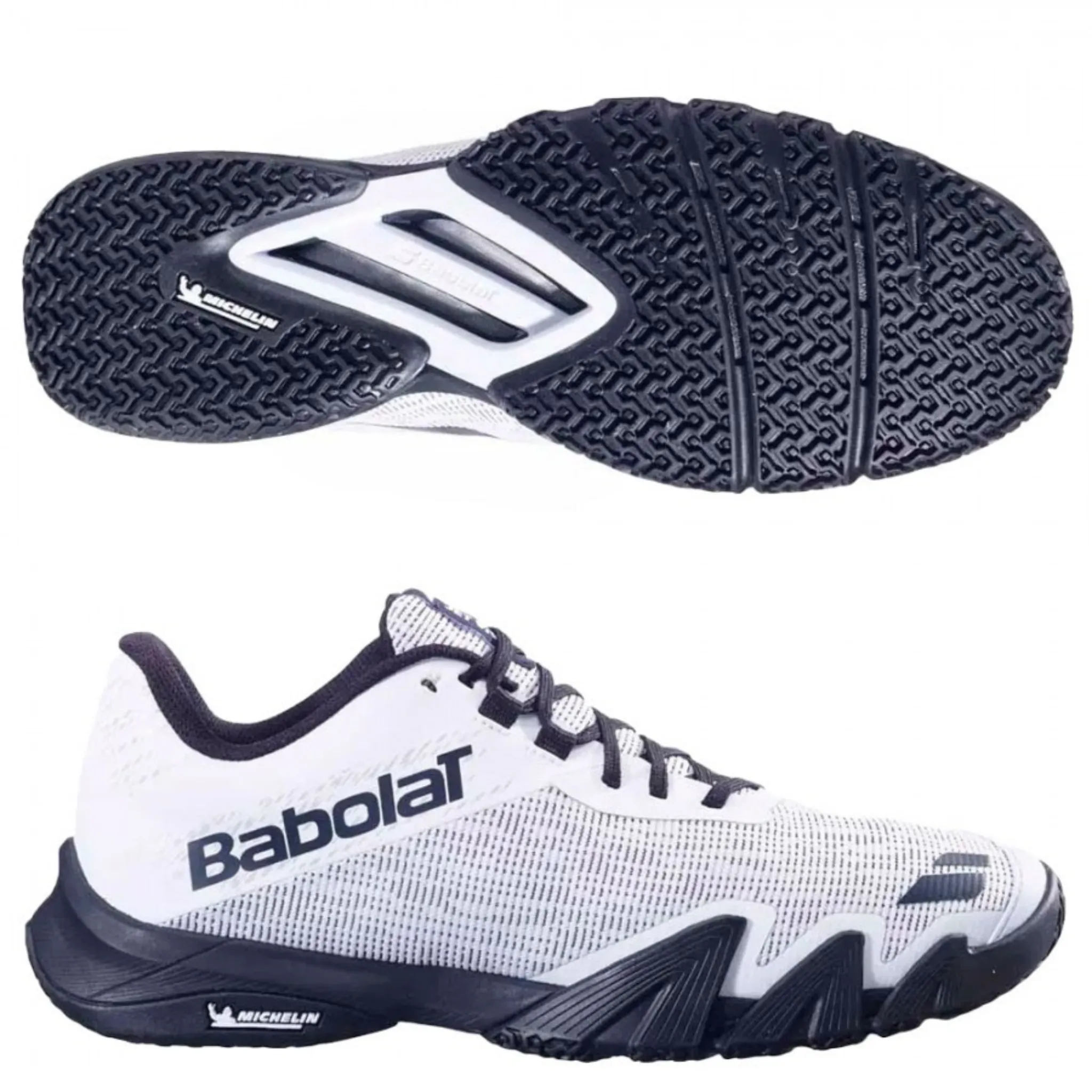 Babolat Jet Viva Herren Weiß Schwarz 2025 Padel Schuhe
