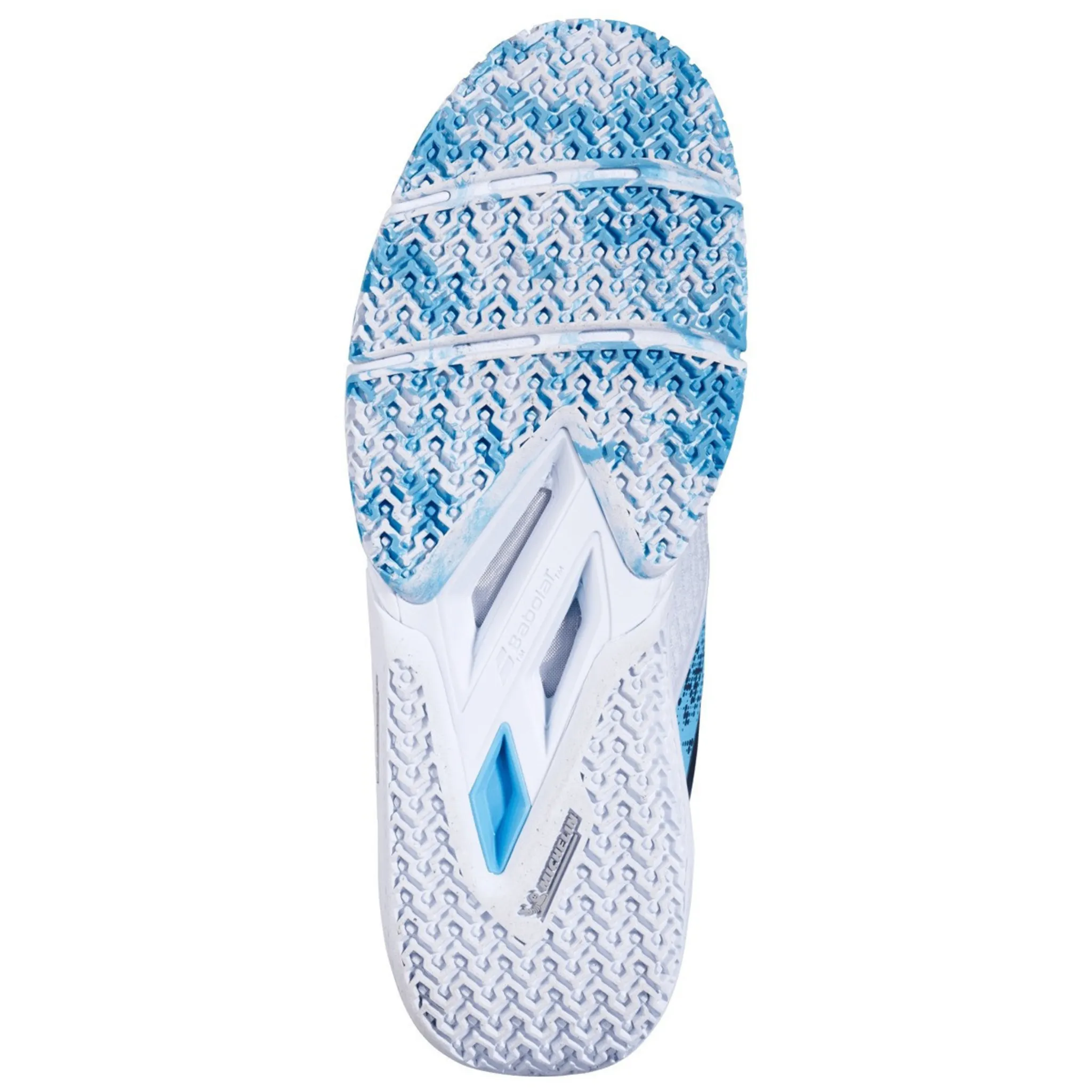 Babolat Movea 2 Herren Weiß Blau 2025 Padel Schuhe