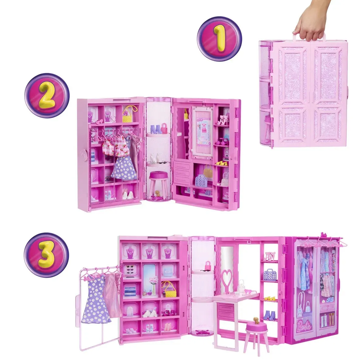 Barbie® Fashion Fun Traumschrank mit Puppe