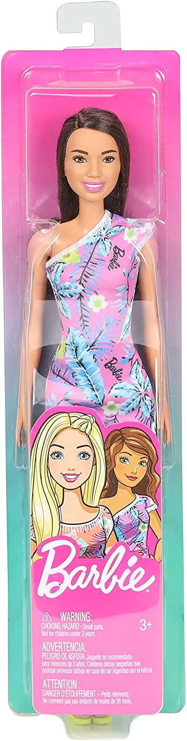 Barbie Puppen Barbie Schönes Rosa Blumenkleid von Mattel GHT25