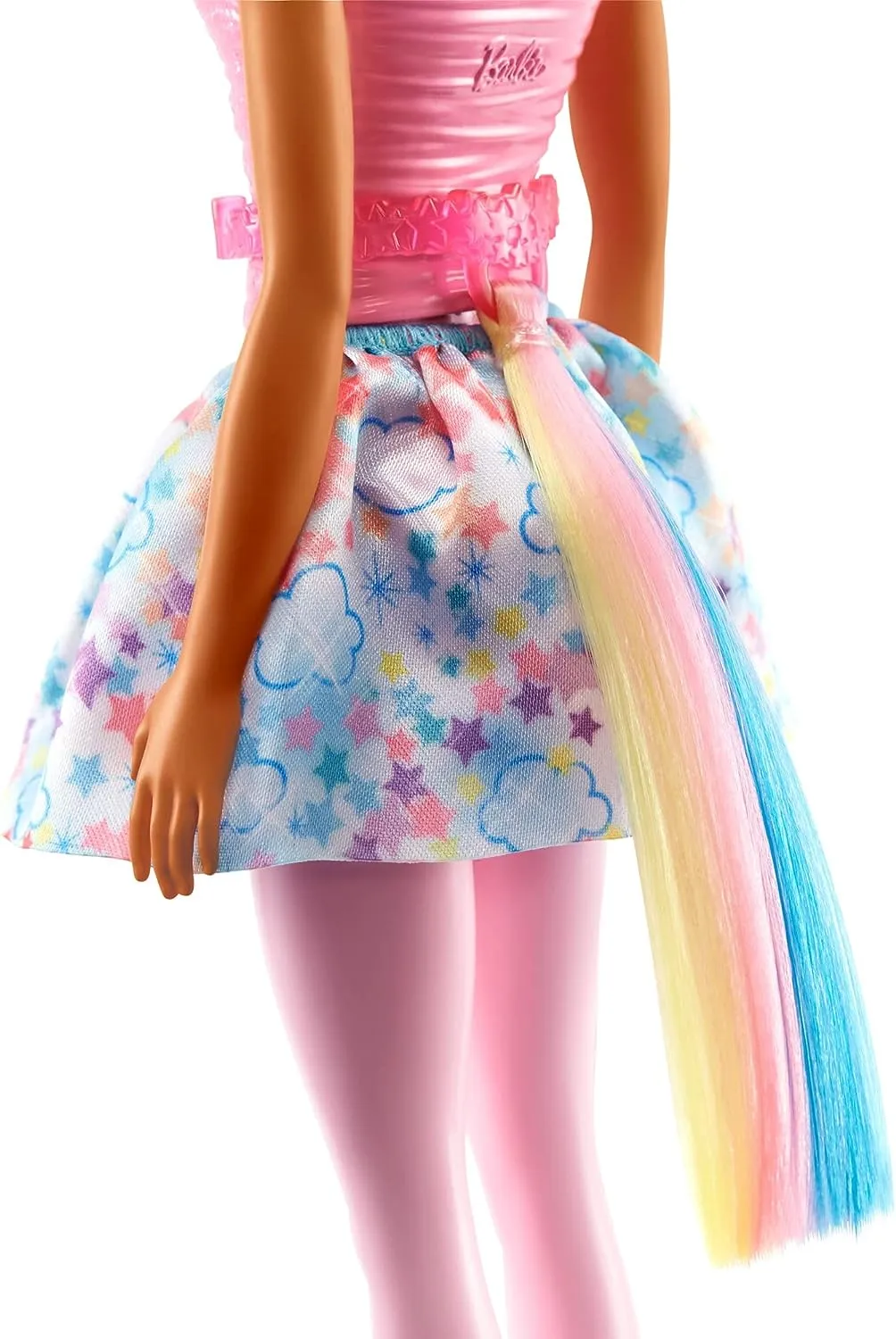 Barbie Spielzeug Barbie Dreamtopia Einhorn-Puppe (blaue & pinke Haare), mit Rock, abnehmbarem Einhorn-Schwanz & Stirnband