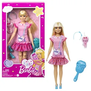 Barbie Puppen Barbie Meine erste Barbie Malibu Blondine Modepuppe (HLL19)