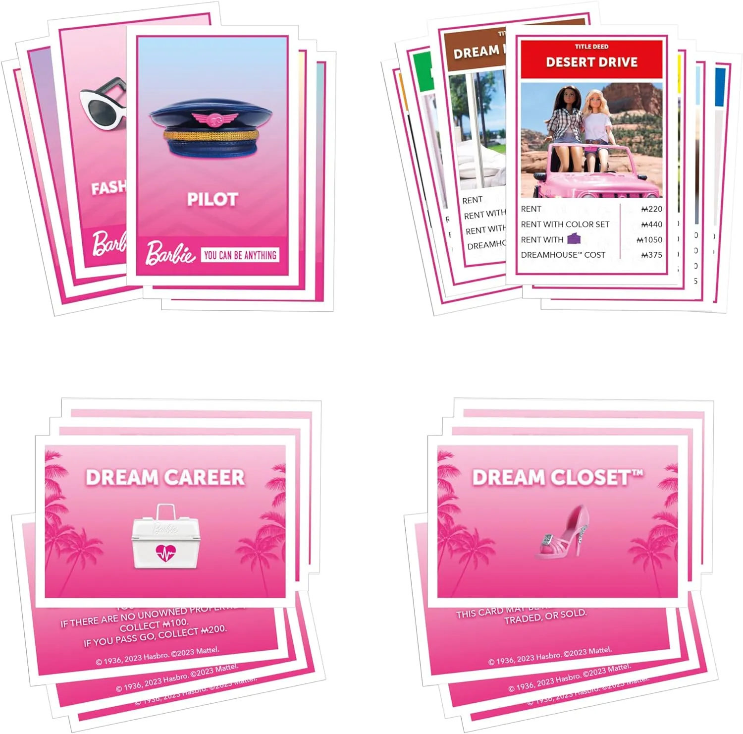 Barbie Toys Monopoly: Barbie Edition Brettspiel