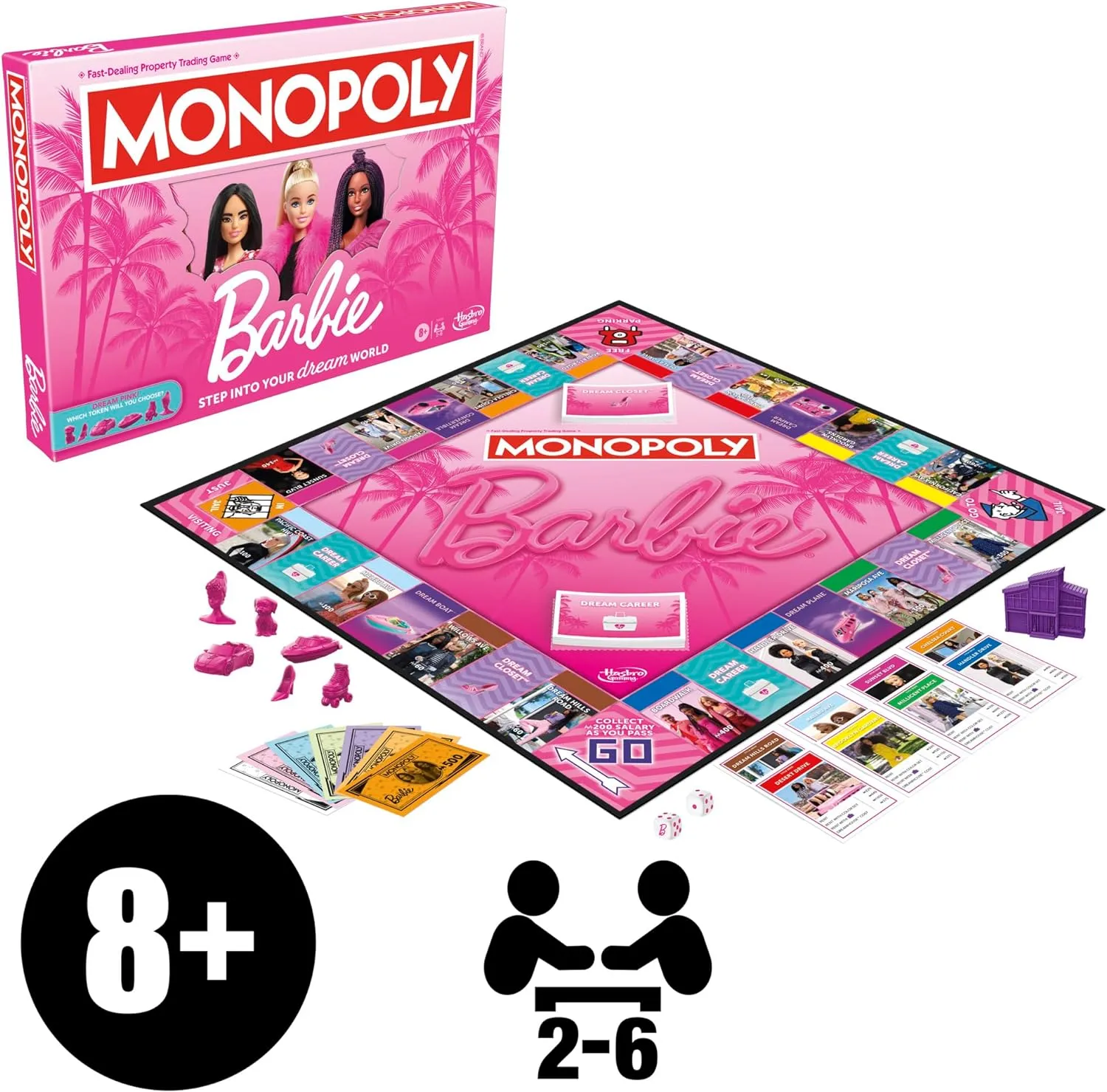 Barbie Toys Monopoly: Barbie Edition Brettspiel