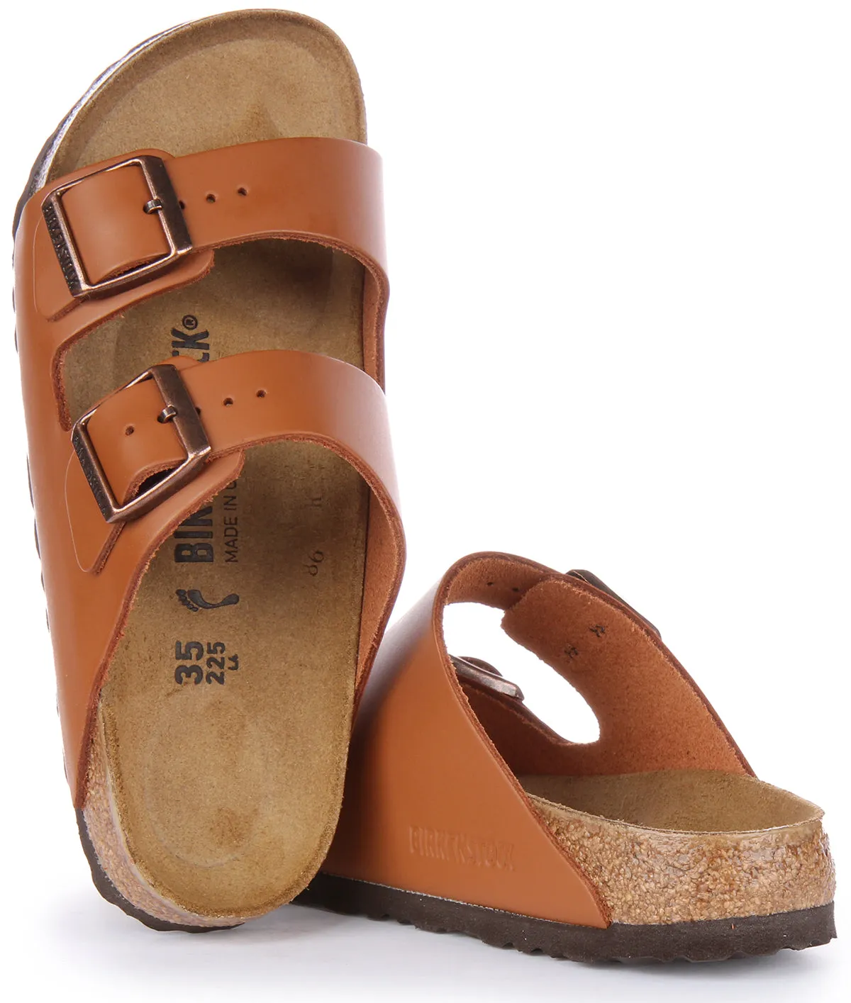 Birkenstock Arizona Bs In Braun | Schmal geschnittene Schuhe Birkenstock