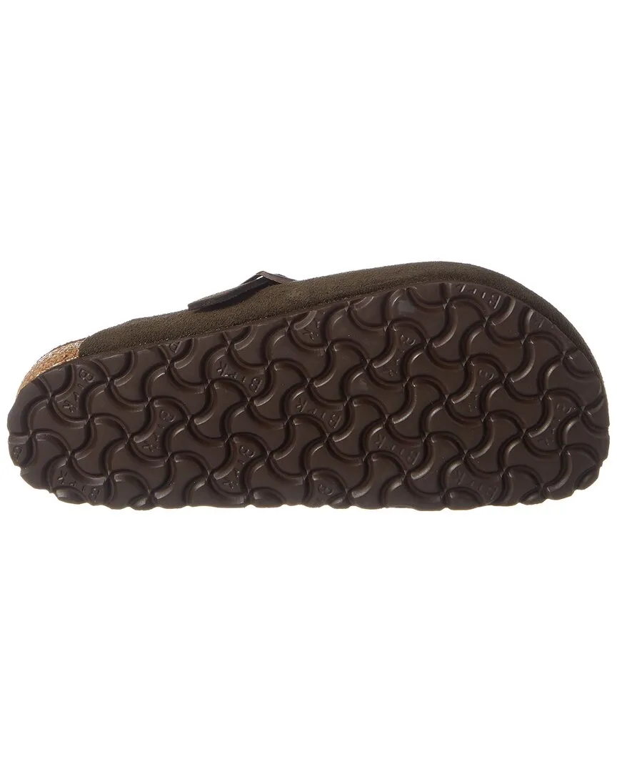 Birkenstock Boston Soft Footbed Wildleder Leder Clog