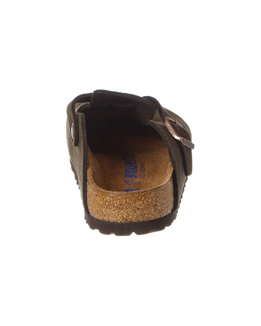 Birkenstock Boston Soft Footbed Wildleder Leder Clog