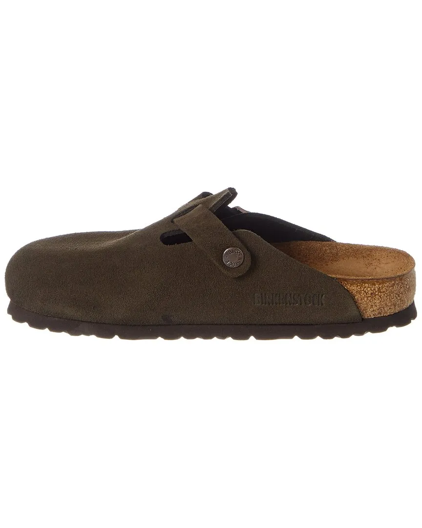 Birkenstock Boston Soft Footbed Wildleder Leder Clog