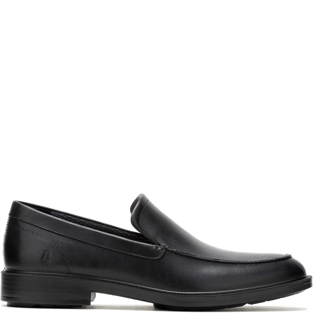 Schwarze Banker Slip-On Schuhe