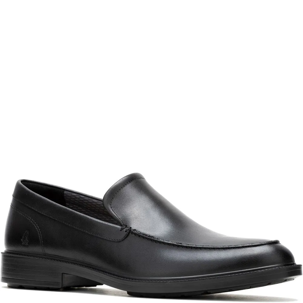 Schwarze Banker Slip-On Schuhe