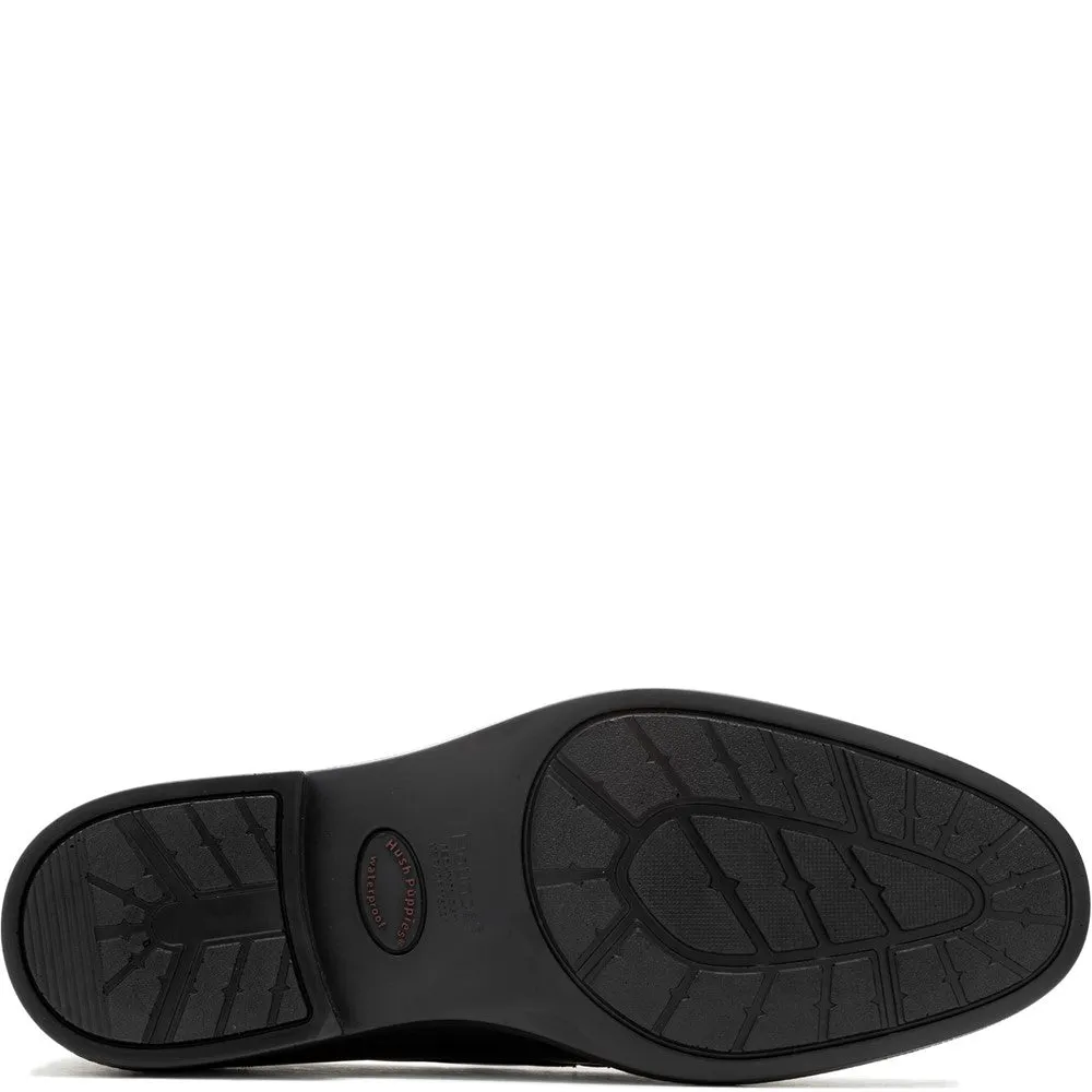 Schwarze Banker Slip-On Schuhe