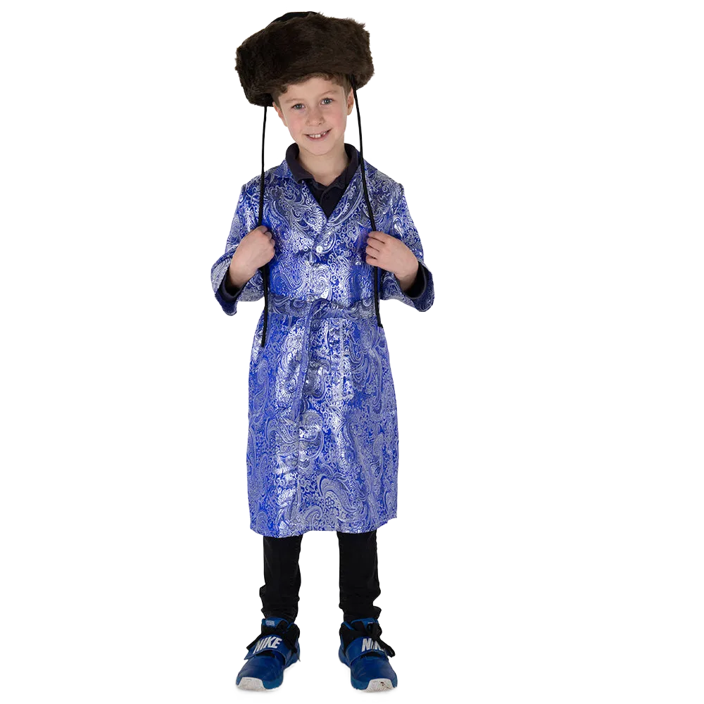 Blauer Rabbimantel - Kinder Babykids_Kostüm-Amerika