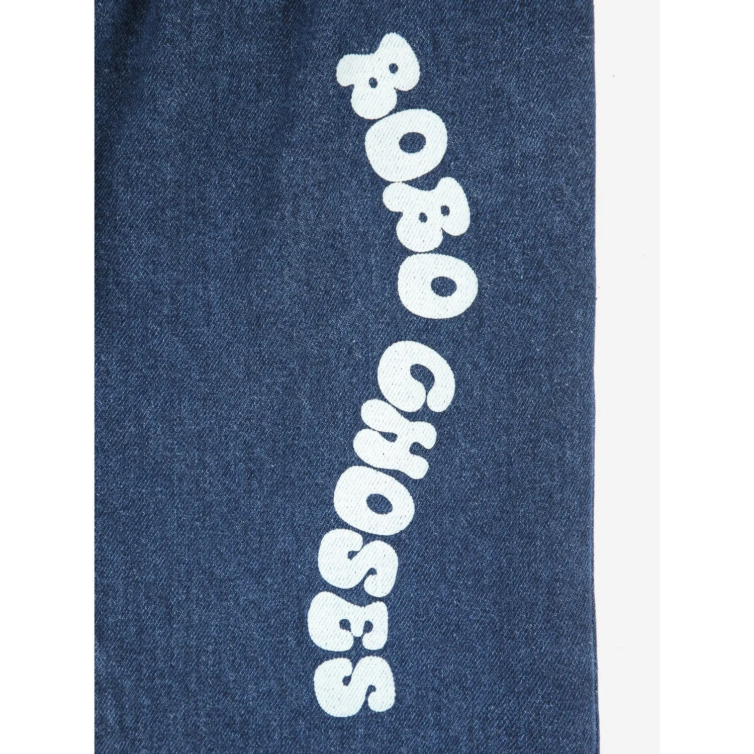 Bobo Choses Blaue Wellige Bobo Choses Mittlere Denim-Hose Bobo-Choses