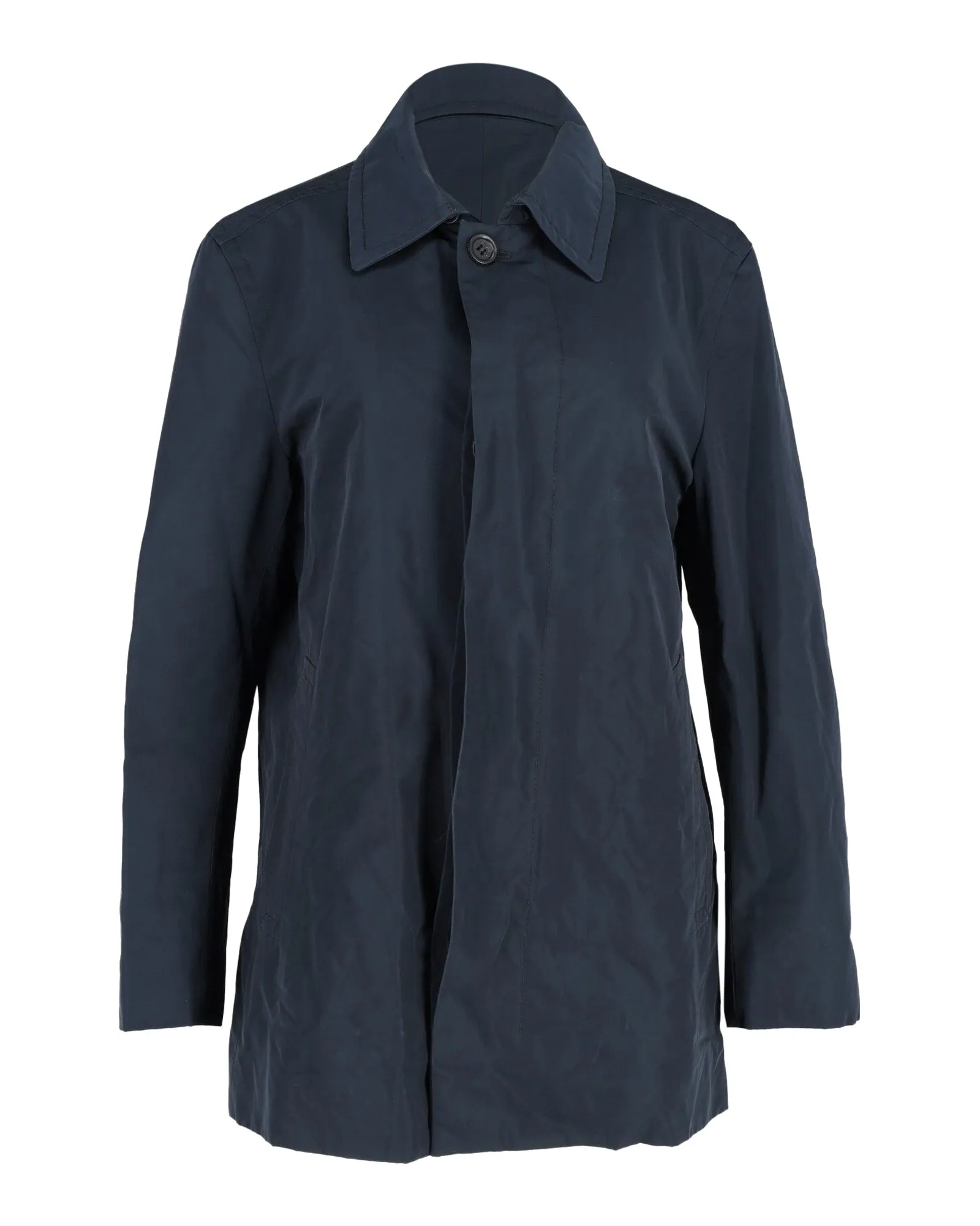 Boss von Hugo Boss Mantel in Marineblau Polyester