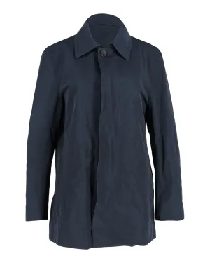 Boss von Hugo Boss Mantel in Marineblau Polyester
